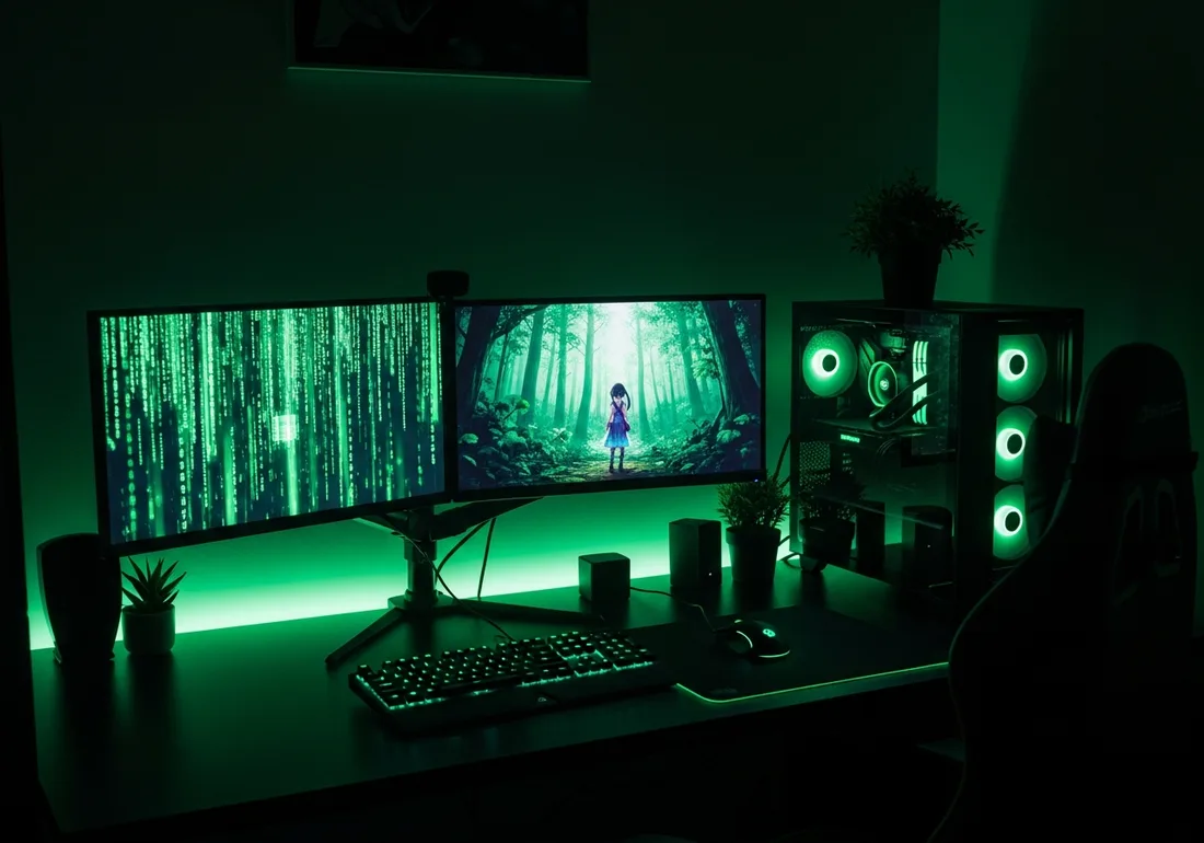 Green matrix setup